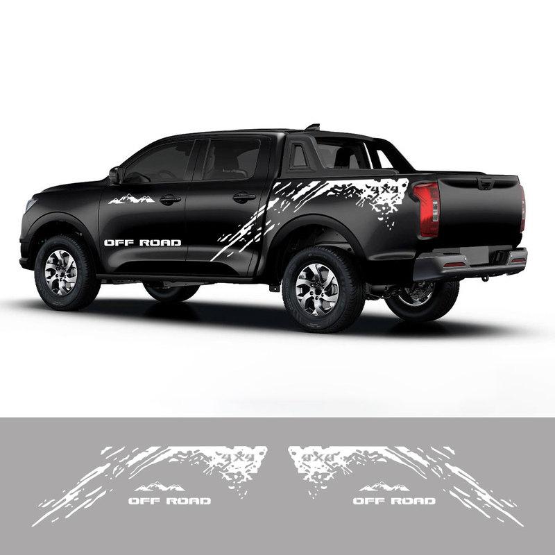Наклейки на бок крышки багажника пикапа Для GWM Poer Pao Wingle Great Wall Грузовик Mudslinger Боковое виниловое декоративное покрытие Автоаксессуары