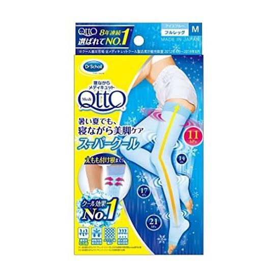 Mediketto Compression Spats Sleeping Super Cool Full Leg M Pressure Socks Slim Care Summer Use