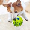 Красочный звучащий мяч для домашних животных, жевательная игрушка для коренных зубов, устойчивая к укусам, анти-сверлящая, интерактивная для собак