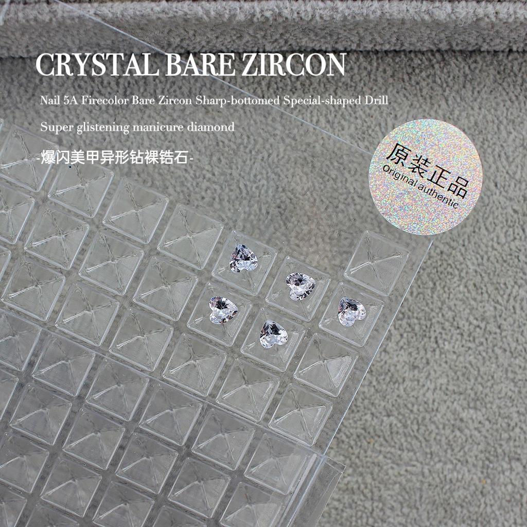 Вспышка Мини Маленький Голый Цирконий Кончик Нижний Куча Бриллиантовый Инопланетный Камень Сахарный Голубиный Яйцо Капля Воды Дизайн Ногтей Конский Глаз Украшения Для Ногтей