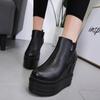 Luxury Brand Hot Ladies High Platform Boots Fashion High Heels Ankle Boots Women Black Party Wedges Shoes Woman Fall 2020