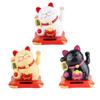 Solar Luck Cat Waving Cat Solar Powered Cat Solar Powered Cute Waving Cat Good Luck Wealth Welcoming Cats Home Display Car Decor
