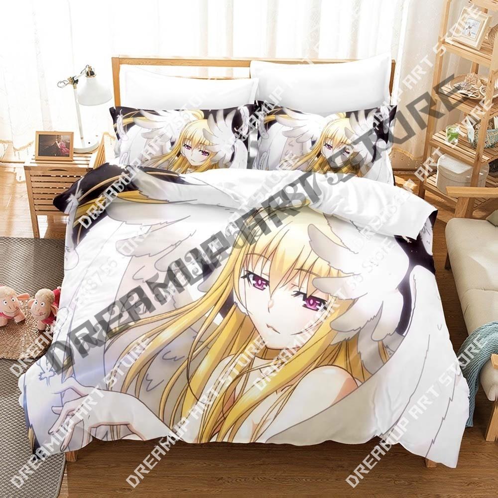 3D Печать Date A Live IV Комплект постельного белья Односпальный Полуторный Двуспальный Queen King Размер Комплект постельного белья Взрослый Детская Спальня Пододеяльник Комплекты Аниме Постель