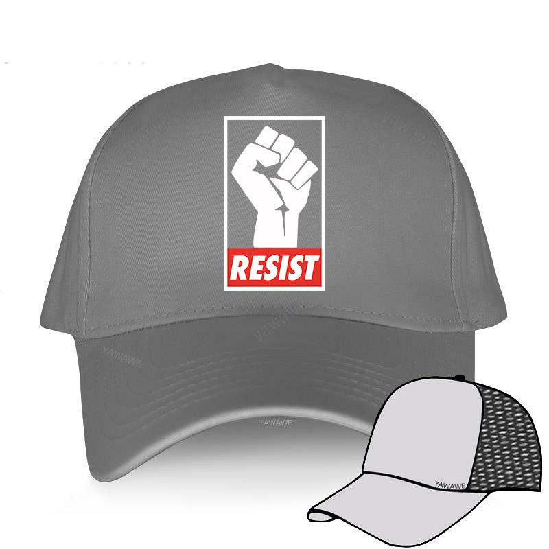 Спортивная кепка бренда Funny Design для мужчин из хлопка, бейсболки Resist Fist, летняя модная кепка для женщин, регулируемая кепка для гольфа