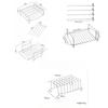 DIY Bakeware Airfryer Rack Silver Versatile Roasting Rack New Air Fryer Holder  Kitchen Supplies