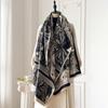New  Luxury Autumn and Winter Cashmere Print Scarf Women Warm Pashmina Poncho Scarves Fashion Shawl Thick Foulard Bufanda
