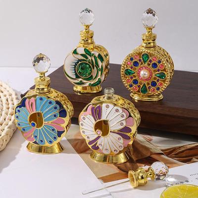 Флакон для духов Desert Rose в стиле Дубая - элегантный цветочный контейнер для аромата