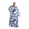 2023 TV Wearable Blanket Hoodie Extra Long Warm Plush Fleece Winter Sports Shirt Hoodie Men Women Lazy Oversized 0thermal Jumper Soft Sweatshirt Gifts