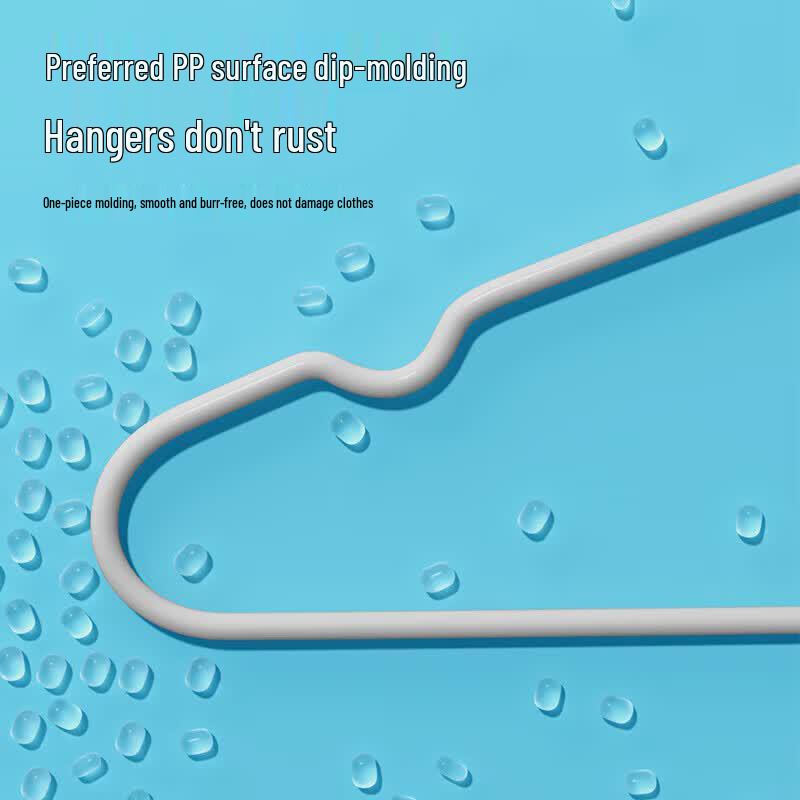 Non-slip Dipped Plastic Clothes Hangers