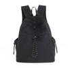 Women's Nylon Backpack Middle School Student Schoolbag Large Capacity Campus Lightweight Travel Bag