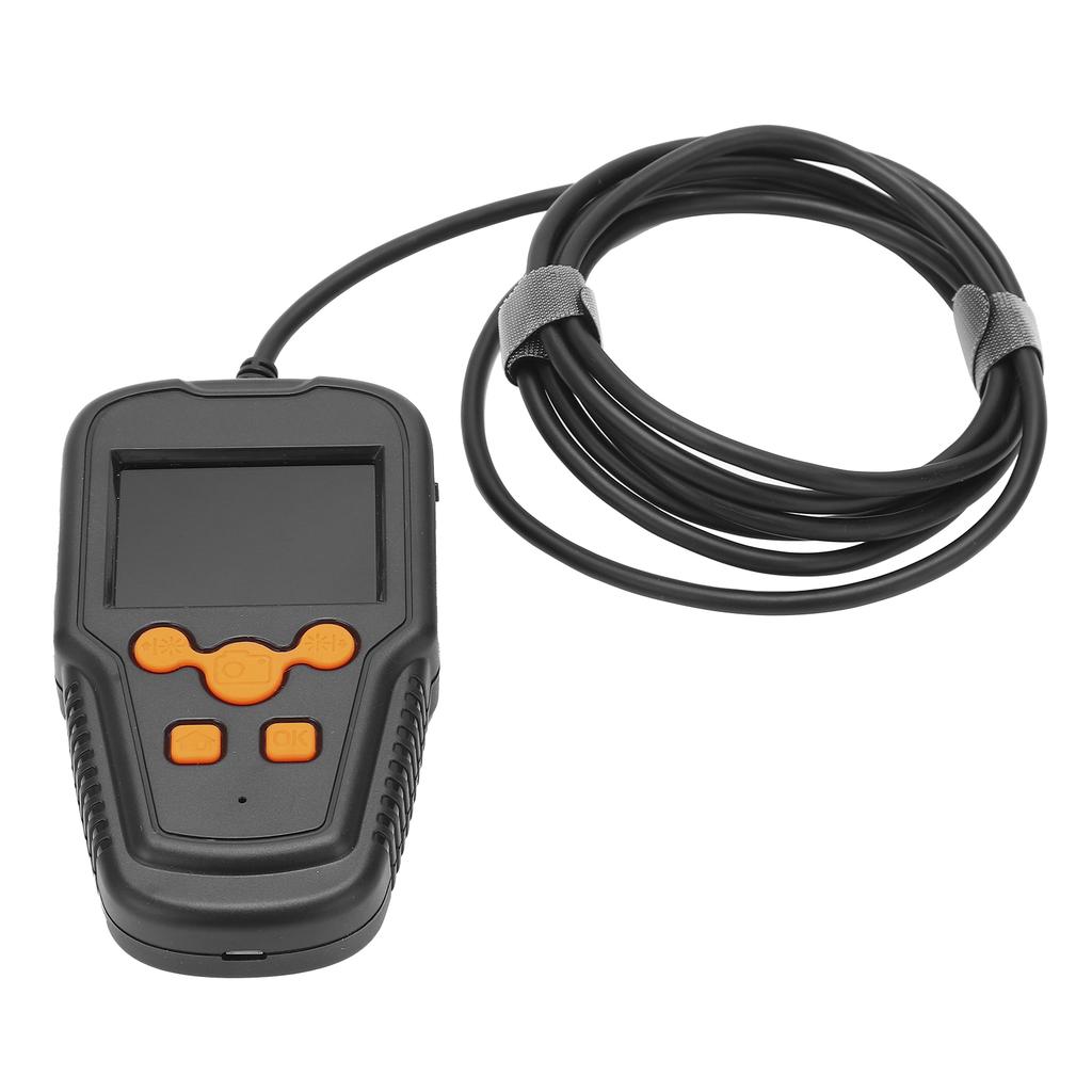 2MP Industrial Endoscope Recording with IP67 5.5mm Lens 2.4in HD Screen HandHeld Orange(5m/16.4ft )