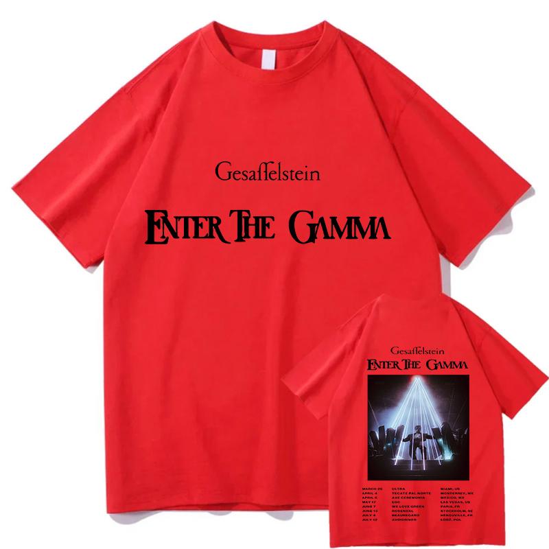 2026 Gesaffelstein Enter The Gamma TShirt Unisex Fashion Funny Summer Vintage Casual Aesthetic Spring Summer Short Sleeve Tops