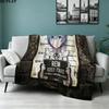 1PC Re Zero Patterned Flannel Blanket Suitable For All Seasons For Home Decor Warmth And Comfort Gifts Holiday Present