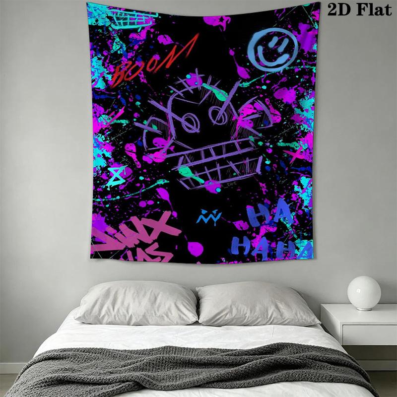 Vivid Graffiti Pattern Home Decor Tapestry, Wall Hanging, Decorative RV Wall Cloth.SGT0917523