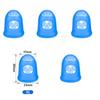 5/10PCS Silicone Finger Sleeve Playing Piano Thimble Hollow Breathable Anti-slip Needle DIY Crafts Sewing Accessories