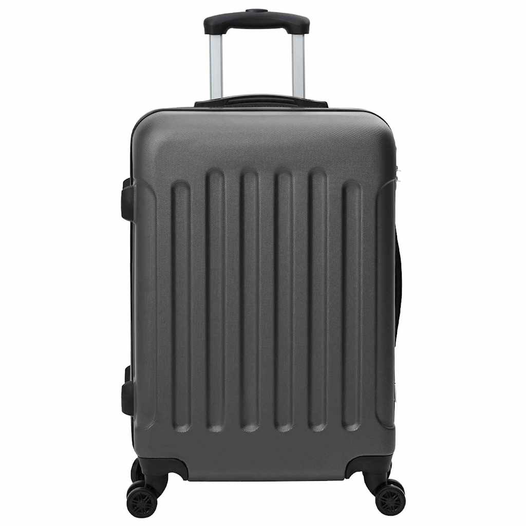 Suitcase Set 3 pcs Dark Grey 50 x 31 x 78 cm ABS Plastic