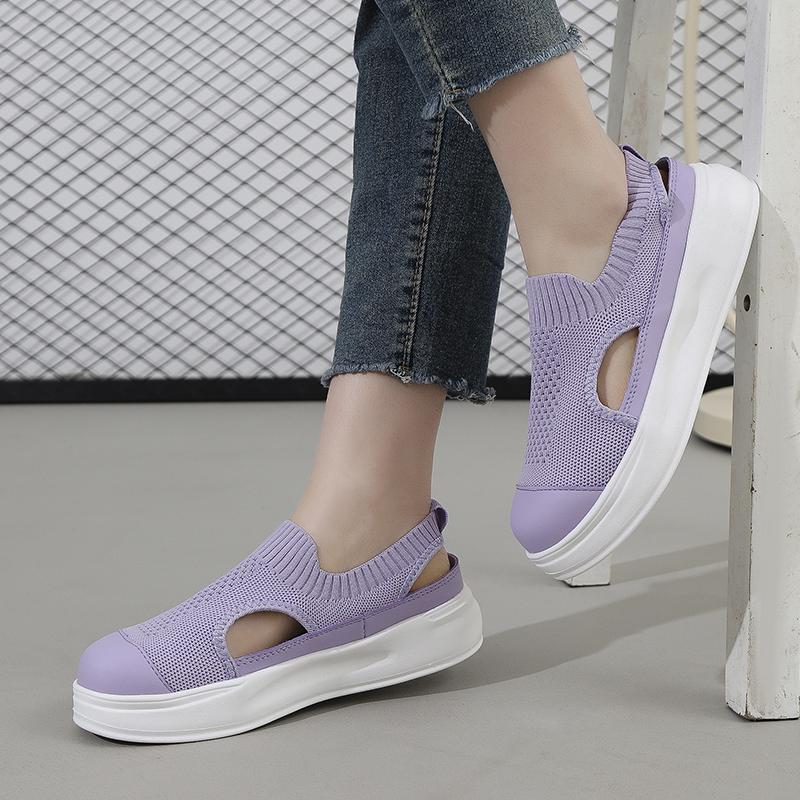 Woman Shoes 2025 Platform Summer Walking Lightweight Mesh Outdoor Sneakers Breathable Tennis Comfortable Casual Walking Shoes