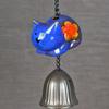 1pc Japanese Ceramic Cat Wind Chimes Wall Bells Hanging Ornaments Small Animal Pendants Cat Crafts Holiday Gifts