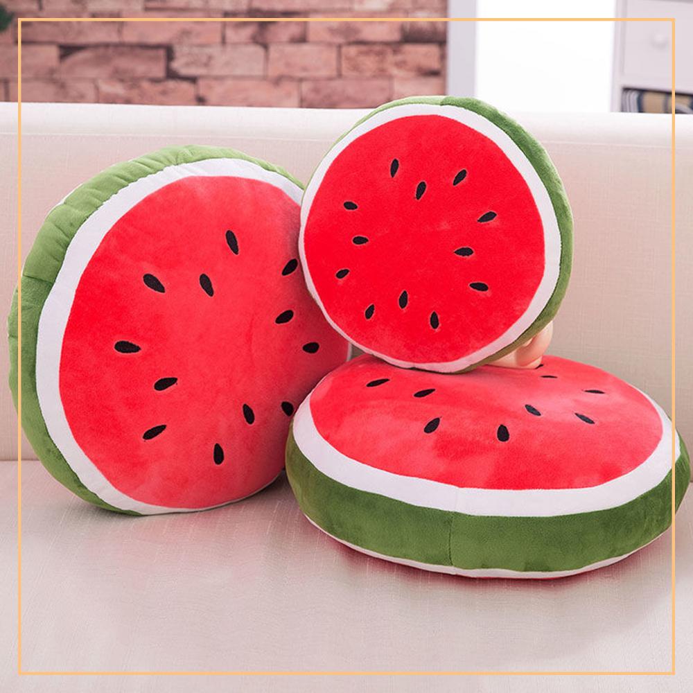 Cute Watermelon Hugging Pillow Comfortable and Hand Feel Gift for Christmas Birthday