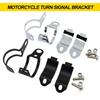 2 шт. универсальный держатель указателя поворота мотоцикла металлический зажим для перемещения вилки крепление кронштейн для крепления лампы для передней вилки мотоцикла
