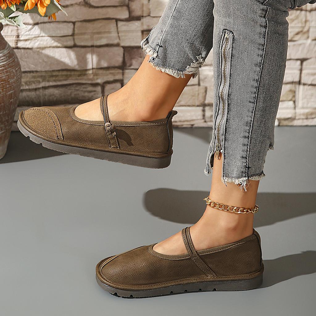 Мода 2024 Продажа Новые Женские Балетки Элегантный Однотонный Платье Mujer Zapatos Весна Осень Повседневные Слипоны На Мягкой Подошве Обувь для Ходьбы