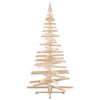 Christmas Trees with Stand Natural 210 cm Solid Wood Pine