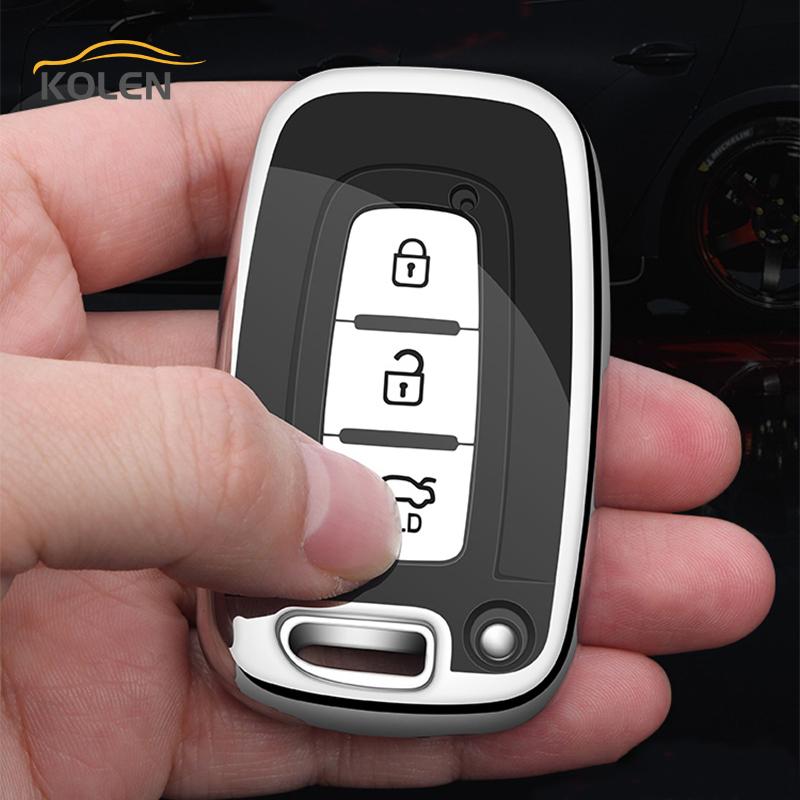 Мягкий чехол для автомобильного пульта дистанционного управления TPU Shell Fob для Hyundai Genesis Equus Veloster для KIA Sportage Forte Optima Soul Azera Sorento