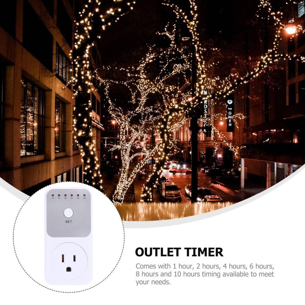 Вставляемый в розетку 10-часовой переключатель-таймер Обратный отсчет Настройка времени Переключатель-таймер Электронный ваттметр Бытовой