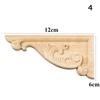 Качество Настенное Дверное Украшение Мебельные Детали деревянные Фигурки Поделки Угловые Аппликации Рама Резьба по дереву Декоративные Резные по дереву