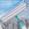 1/2/3 шт. Стеклоочиститель 4-в-1, очиститель стекла, скребок, распылитель, многофункциональный, с бутылкой-распылителем, для мытья окон