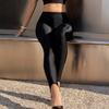 Women Leggings Elastic High Waist Glitter Design Long Pants Slim Fit Hip Lift Yoga Pants Stretchy Bodycon Pants
