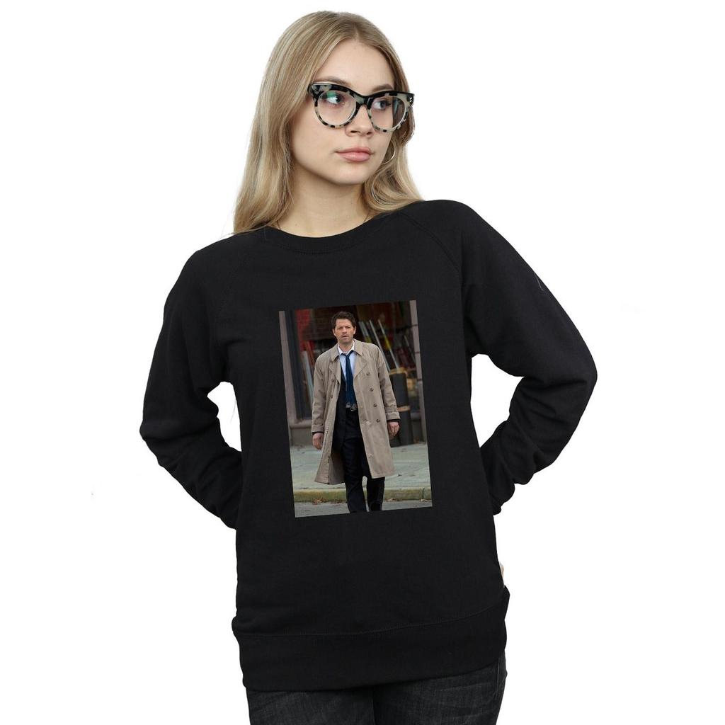 Supernatural Womens/Ladies Castiel Photograph Sweatshirt