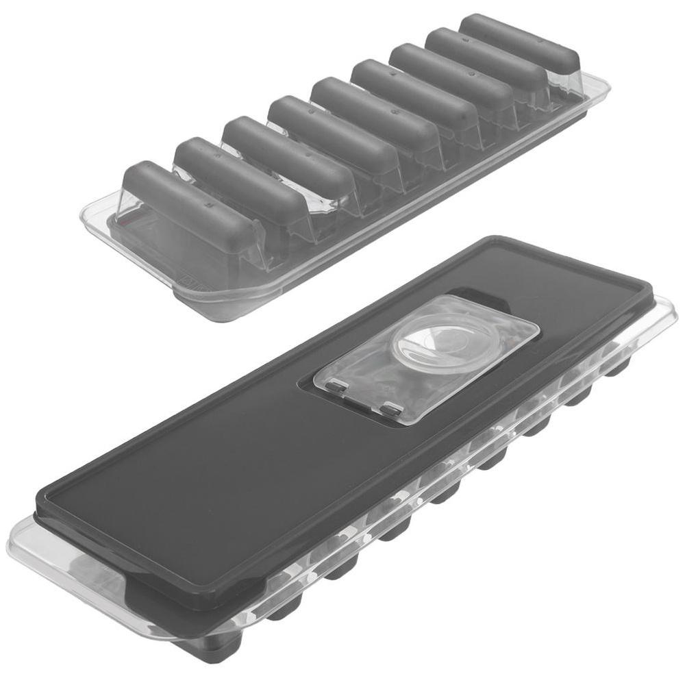 Orion Flexible-Bottom Plastic Ice Cube Tray for Oblong Ice Cubes 26.5 x 9.5 cm