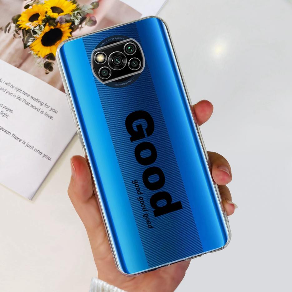 Чехол для Xiaomi Poco X3 Pro Новый Модный Расписной Чехол Прозрачный Силиконовый Мягкий ТПУ Чехол для Телефона Для Xiaomi Poco X3 NFC PocoX3 Pro Корпус