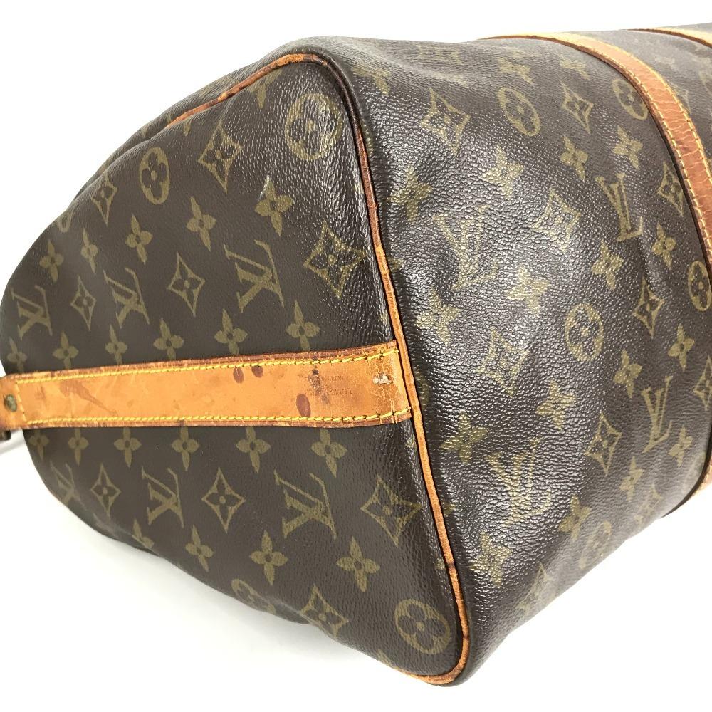 Louis Vuitton M41418 Монограмма KeepallBandouliere 45 Дорожная сумка Сумка-даффл Коричневый
