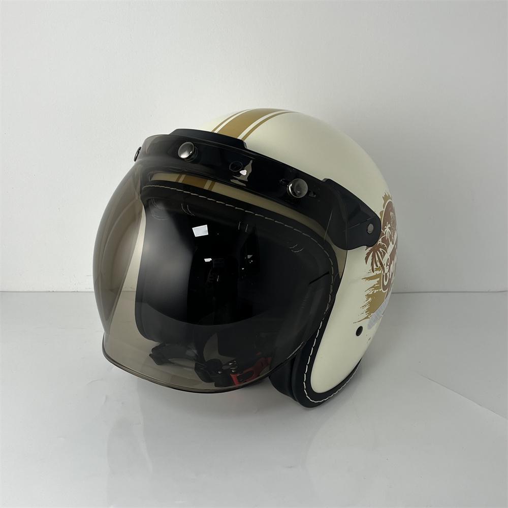 Motorcycle Helmet Bubble Visor Flip Up Open Face High Strength Accessories For Casco Moto BV01Speed Sensors 6
