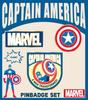 MARVEL POP Badge America ICON/Pin Set/Captain
