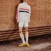 Adidas Originals The First Track Top Retro Color Block Stand Collar Sports Jacket Men Tops White IW3233