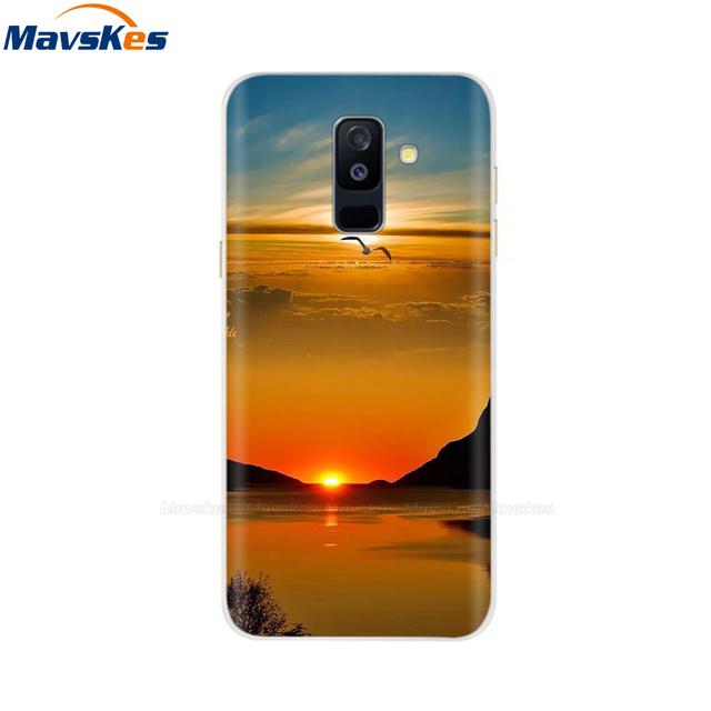 Силиконовый чехол для Samsung Galaxy A6, чехол для двух SIM-карт, Sm A600 A600f, чехол для Samsung A6 Plus A605 A605f, чехол