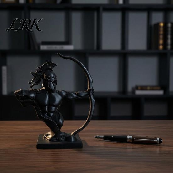 Декор комнаты в темном стиле, Фигурка воина, 3D-печатная статуя средневекового солдата, Коллекционная поделка-статуэтка для кабинета, дома, гостиной, офисного стола