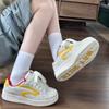 Нишевый дизайн оригинальная цветовая гамма хлебные туфли новая весна универсальные маленькие белые туфли модные повседневные кеды на платформе женские