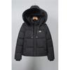 Womens Warm Puffer Jacket With Detachable Sleeve Hooded Short Cotton Coat Thick Fleece Lined Korean Style Winter Outerwear