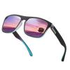 Fashion Purple Sunglasses Men Women Sun Glasses Retro Square Sport Driving Fishing Gradient Big Frame Eyewear UV400