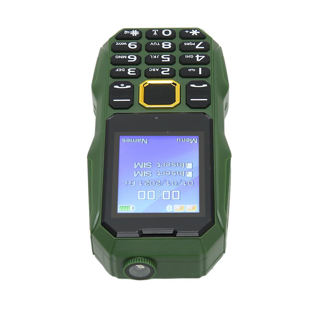 Мобильный телефон для пожилых людей с 1,8-дюймовым ЖК-дисплеем, большими кнопками, двумя картами, двумя режимами ожидания, телефон для пожилых людей с аккумулятором 5800 мАч