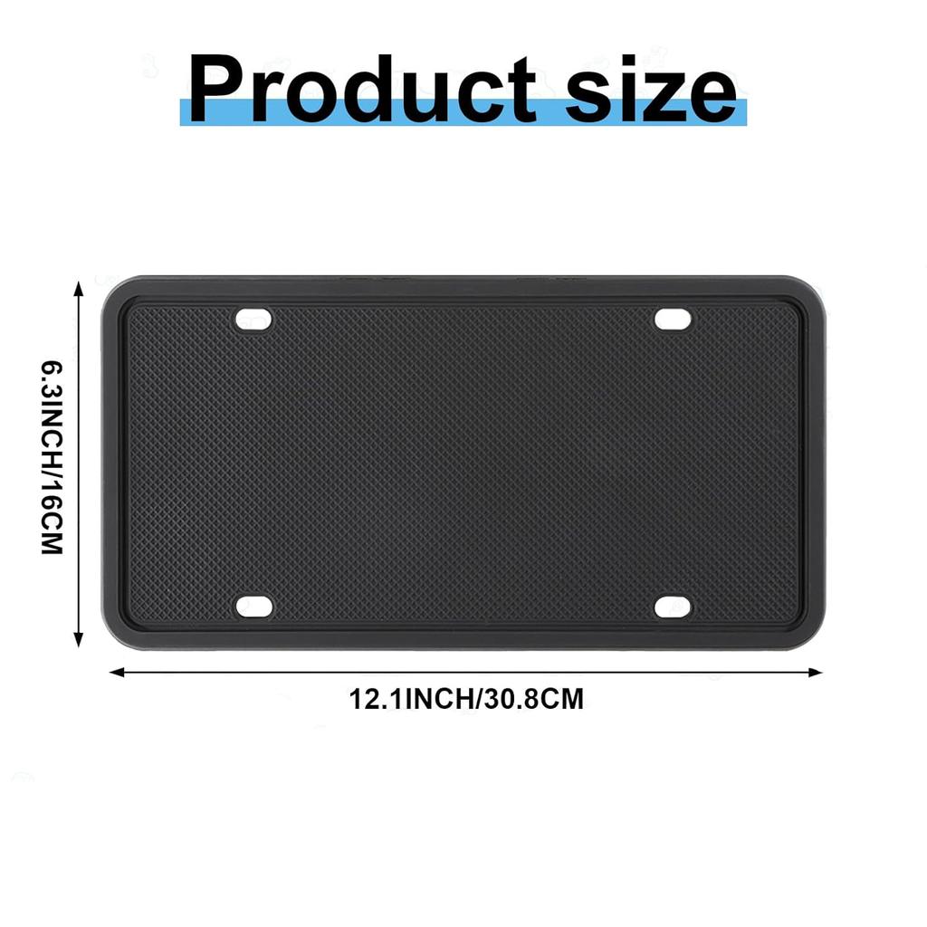 Silicone License Plate Frame For Car License Plates Suitable For American License Plates