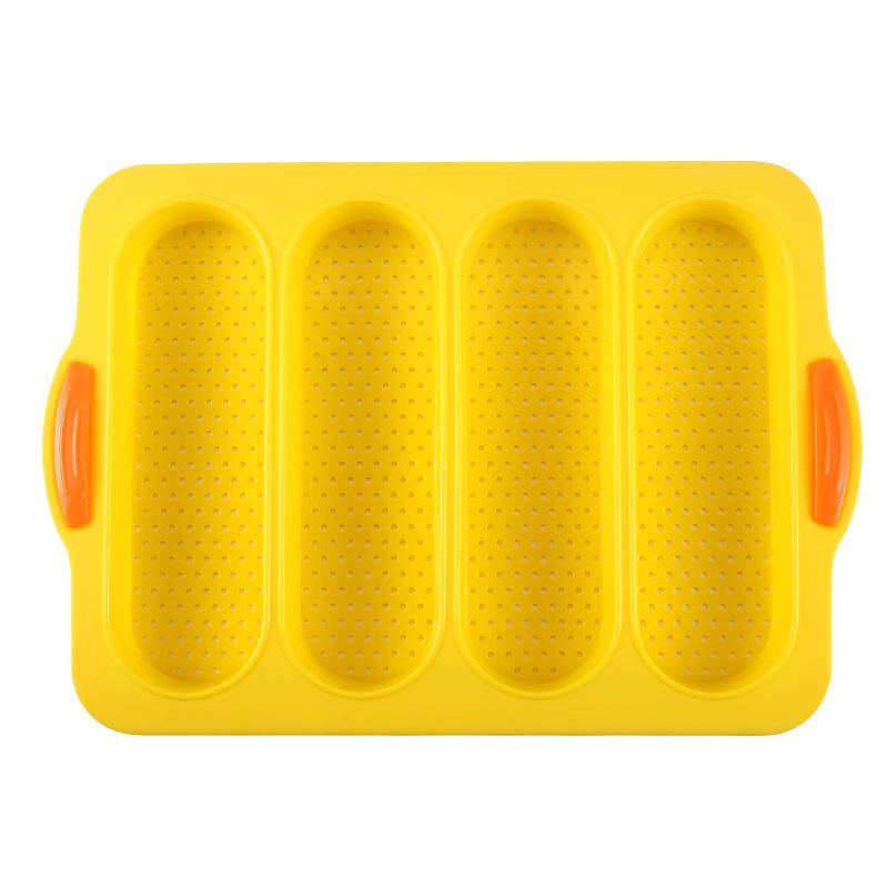 Baking Mold Restaurant Bread Food Mould Grade Baguette Bake Tray Silicone Anti-scalding Non-stick Oven Tool Kitchen Accessories