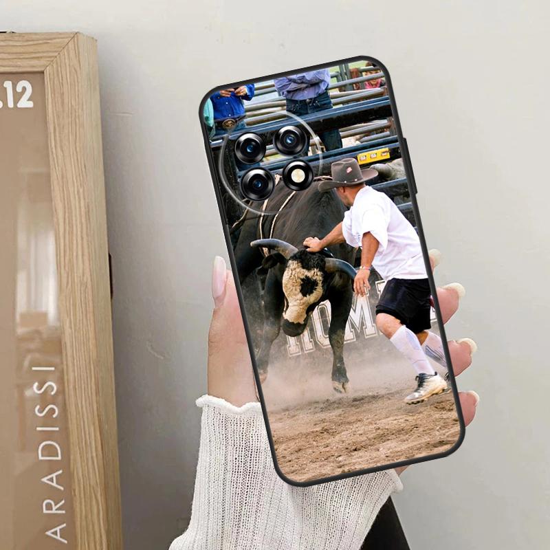 Чехол-книжка с быком и матадором для OnePlus Nord CE 5 2 3 4 Lite N20 N30 OnePlus 15 13 12 10 R 13T 10T 11 9 10 Pro