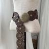 Women's Summer Retro Round Cutout Belt - European & American Style