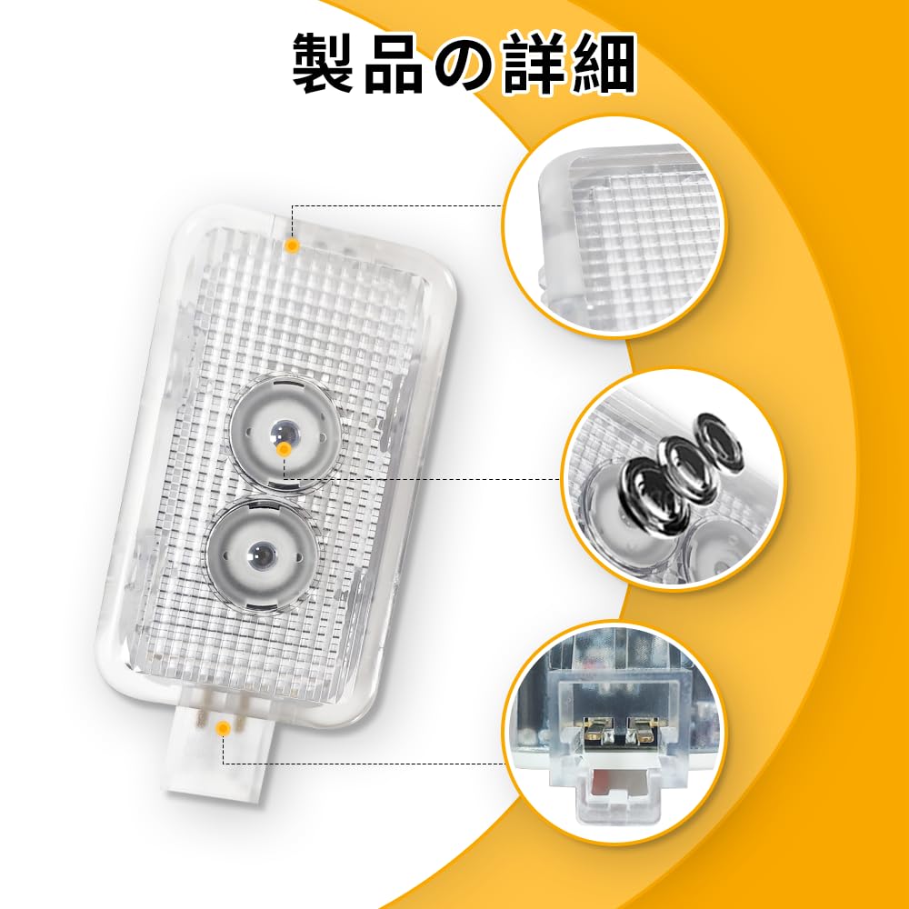 Новая светодиодная подсветка двери с двумя линзами, Специальная подсветка приветствия двери для Subaru, Проекция логотипа