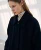 Drawfit Women Soft Cashmere Single Balmacaan Coat [Butter]